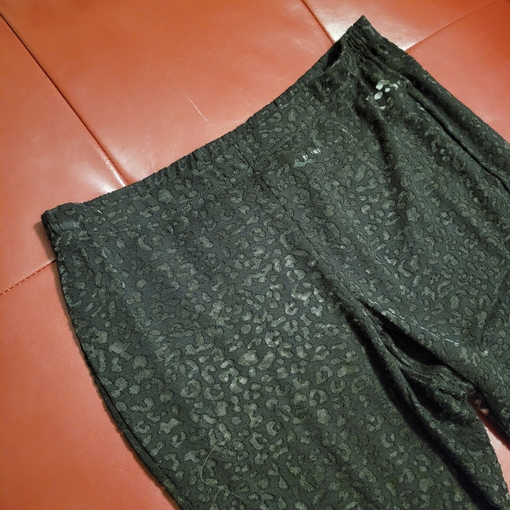 Burnout black leggings - Picture 2 of 3